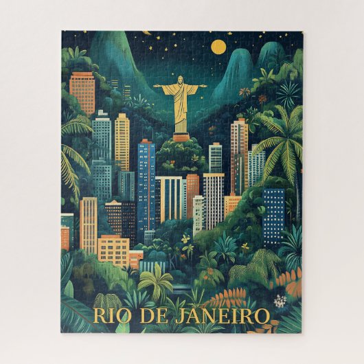 Rio de Janeiro Brazilië Legpuzzel (Verticaal)