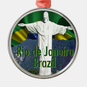 Rio de Janeiro Brazilië Metalen Ornament