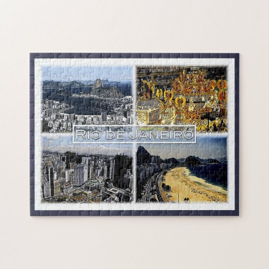Rio de Janeiro - Brazilië - Mozaïek - Legpuzzel (Horizontaal)