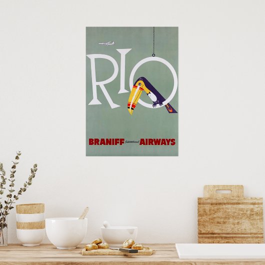 Río de Janeiro brazilië poster (Keuken)