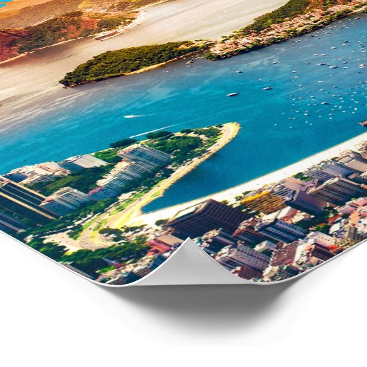 Rio de Janeiro Brazilië Poster (Hoek)