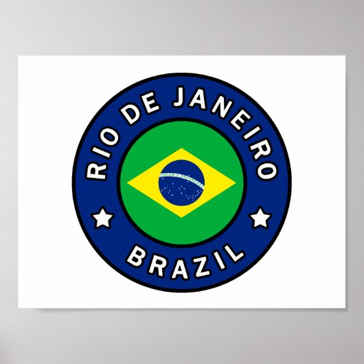 Rio de Janeiro Brazilië Poster (Voorkant)