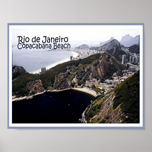 Rio de Janeiro - Brazilië - Poster (Voorkant)