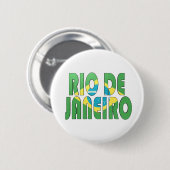 Rio de Janeiro, Brazilië Ronde Button 5,7 Cm (Voorkant /achterkant)