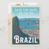 Rio de Janeiro, Brazilië | Save the date (Voorkant / Achterkant)