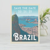Rio de Janeiro, Brazilië | Save the date (Staand voorkant)