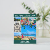 rio de janeiro brazilië scènes briefkaart (Staand voorkant)