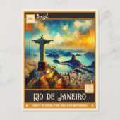 Rio de Janeiro, Brazilië |  schilderij Briefkaart (Voorkant)