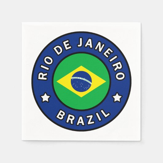 Rio de Janeiro Brazilië Servet (Voorkant)