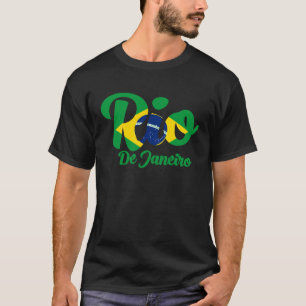 Rio de Janeiro Brazilië Souvenir Braziliaans T-shirt