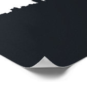 Rio de Janeiro, Brazilië | Stadscoördinaten Poster (Hoek)