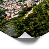 Rio de Janeiro, Brazilië stadsgezicht Perfect Poster (Hoek)
