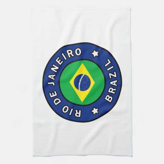 Rio de Janeiro Brazilië Theedoek (Verticaal)