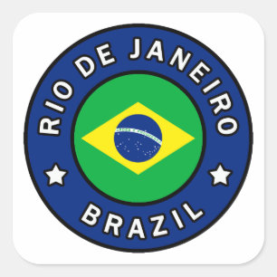 Rio de Janeiro Brazilië Vierkante Sticker