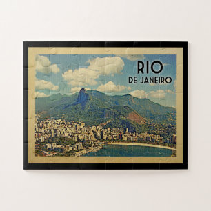 Rio De Janeiro Brazilië - Vintage Travel Legpuzzel