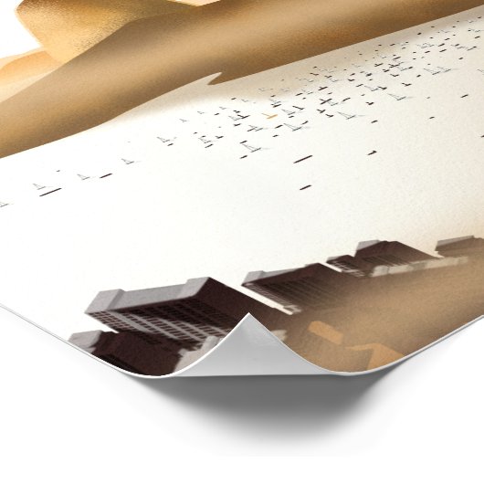 Rio de janeiro BraziliëTravel Poster copa cabana (Hoek)