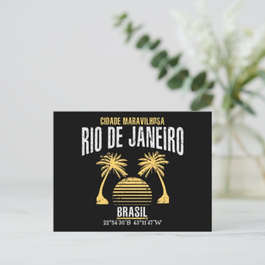 Rio de Janeiro Briefkaart (Staand voorkant)
