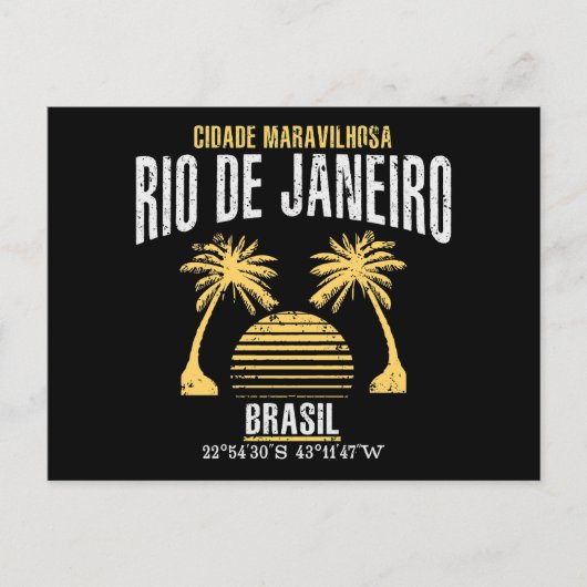 Rio de Janeiro Briefkaart (Voorkant)