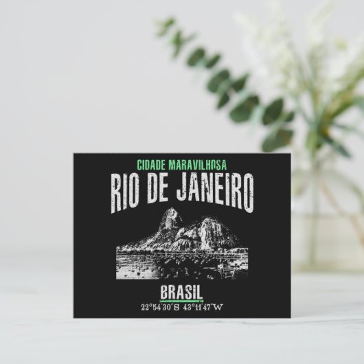 Rio de Janeiro Briefkaart (Staand voorkant)