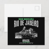 Rio de Janeiro Briefkaart (Voorkant / Achterkant)