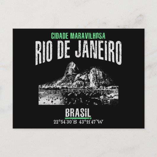 Rio de Janeiro Briefkaart (Voorkant)