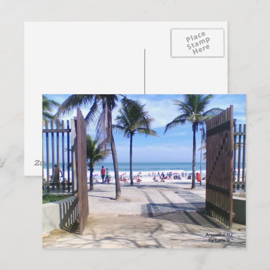 Rio de Janeiro Briefkaart (Voorkant / Achterkant)