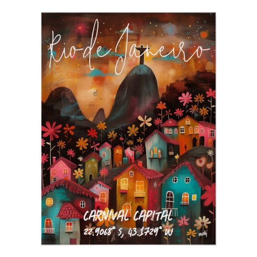 Río de Janeiro: Capital del Carnaval Perfect Poster (Voorkant)