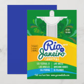 Rio de Janeiro Carnaval aangepaste logo (Voorkant / Achterkant)