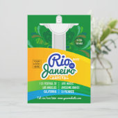 Rio de Janeiro Carnaval aangepaste logo en foto (Staand voorkant)
