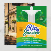 Rio de Janeiro Carnaval aangepaste logo en foto (Voorkant / Achterkant)