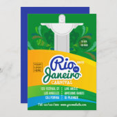 Rio de Janeiro Carnival, aangepast logo toevoegen (Voorkant / Achterkant)