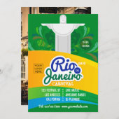 Rio de Janeiro Carnival: voeg logo en foto's toe (Voorkant / Achterkant)