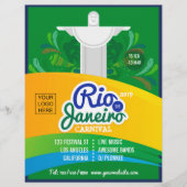Rio de Janeiro Carnival: voeg logo en foto's toe Flyer (Voorkant)