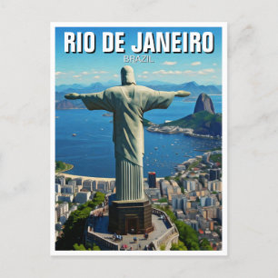 Rio de Janeiro Christus de Verlosser Briefkaart