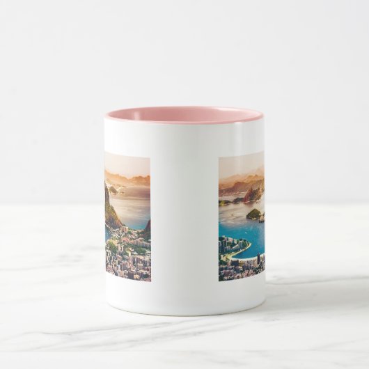 Rio De Janeiro Cityscape Uitzicht Mok (Midden)