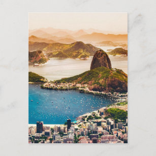 Rio De Janeiro Cityscape View Briefkaart