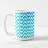 Rio de Janeiro Copacabana wuift Abstracte kunst Koffiemok (Links)