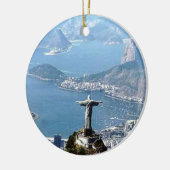 Rio de Janeiro Cristo Statue Keramisch Ornament (Links)
