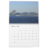 Rio de Janeiro, de stad Wonder in afbeelding Kalender (Feb 2027)