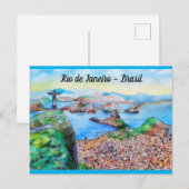 Rio de Janeiro Feestdagenkaart (Voorkant / Achterkant)