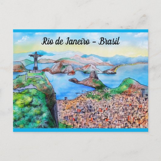 Rio de Janeiro Feestdagenkaart (Voorkant)