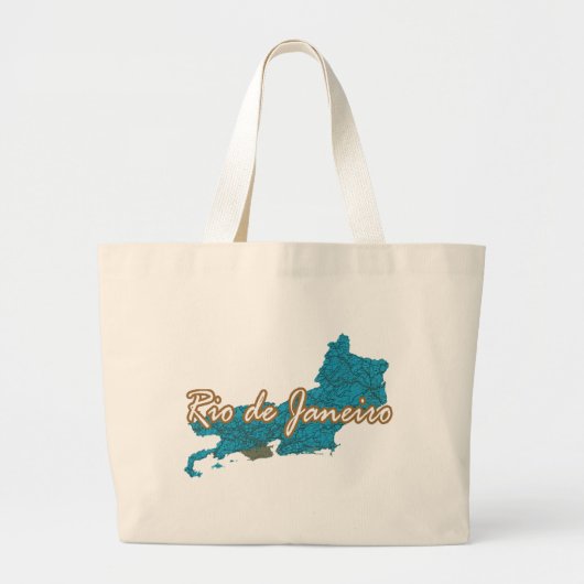 Rio de Janeiro Grote Tote Bag (Voorkant)