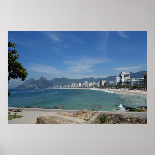 Rio de Janeiro Ipanema Poster (Voorkant)