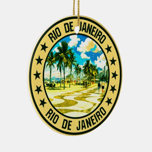 Rio de Janeiro Keramisch Ornament (Rechts)