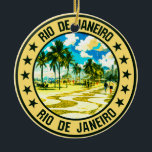 Rio de Janeiro Keramisch Ornament<br><div class="desc">Rio de Janeiro</div>