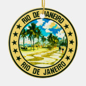 Rio de Janeiro Keramisch Ornament (Voorkant)