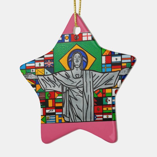Rio de janeiro keramisch ornament (Links)