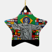 Rio de janeiro keramische sieraad keramisch ornament (Voorkant)