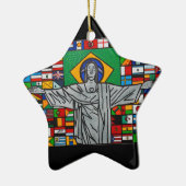 Rio de janeiro keramische sieraad keramisch ornament (Links)