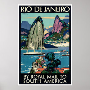 Rio De Janeiro Kunst Brazilië Reisposter Kenneth Poster